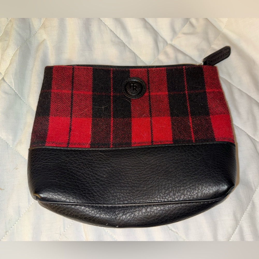 Holt Renfrew Cosmetic Buffalo Plaid Bag